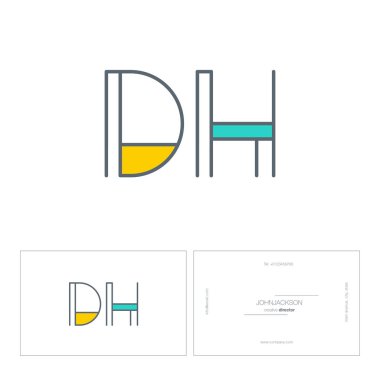 satır ortak harf logo Dh