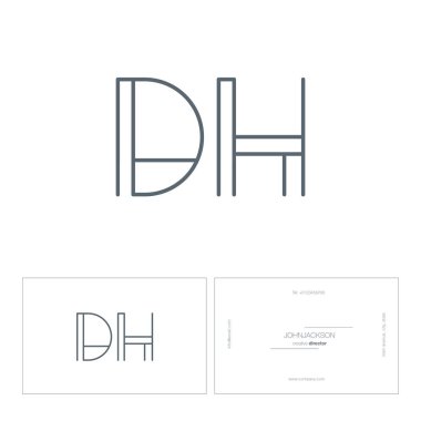 satır ortak harf logo Dh