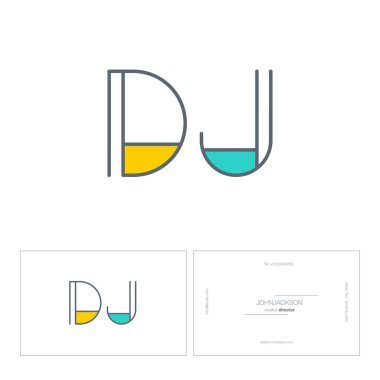 satır ortak harf logo Dj