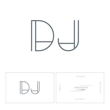 satır ortak harf logo Dj