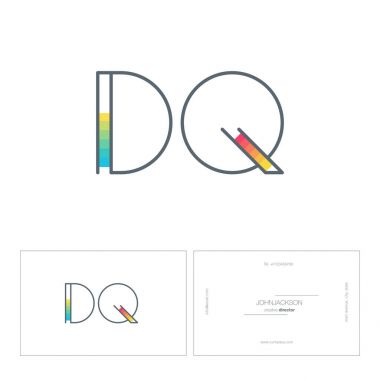 satır ortak harf logo Dq