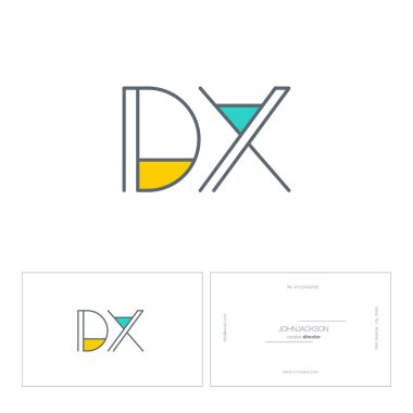 satır ortak harf logo Dx