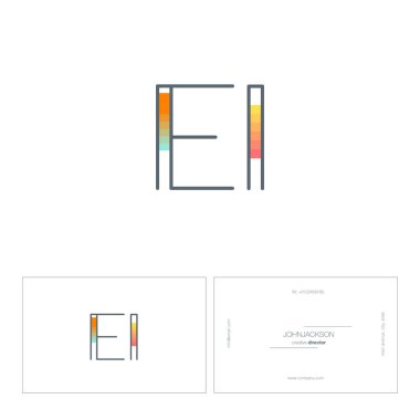 satır ortak harf logo Ei