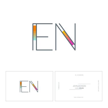 line letters logo EN