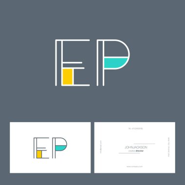 çizgi harf logo Ep