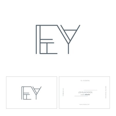 satır ortak harf logo Ey