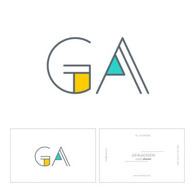 satır ortak harf logo Ga