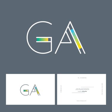 satır ortak harf logo Ga