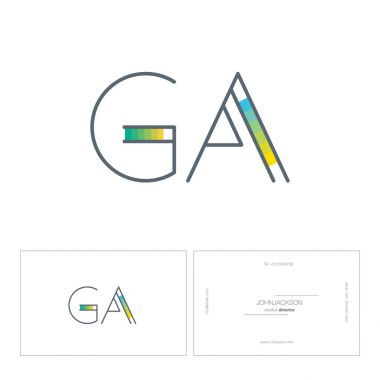 satır ortak harf logo Ga