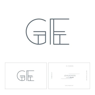 satır ortak harf logo Ge