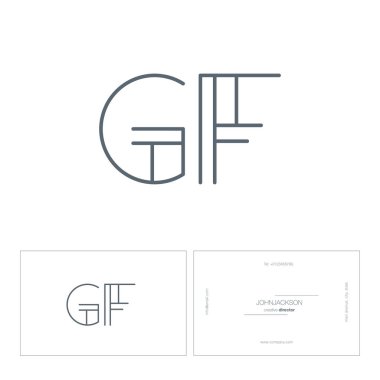 satır ortak harf logo Gf