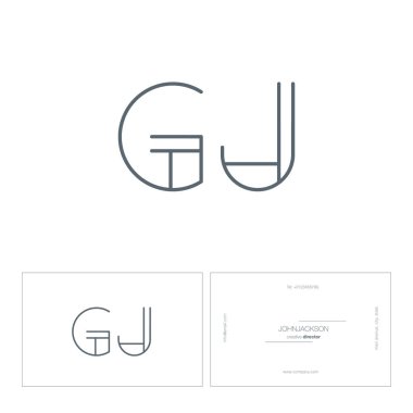 satır ortak harf logo Gj