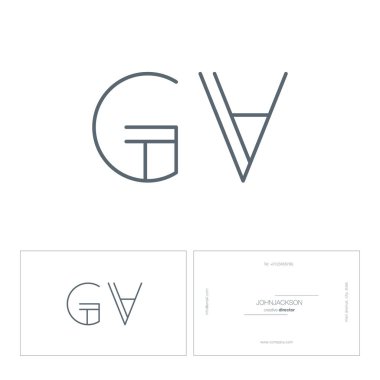 satır ortak harf logo Gv