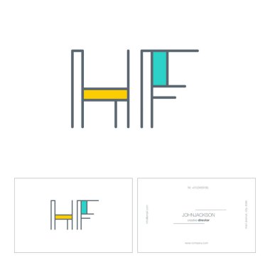 satır ortak harf logo Hf