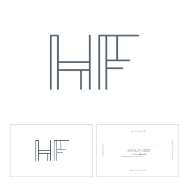 satır ortak harf logo Hf