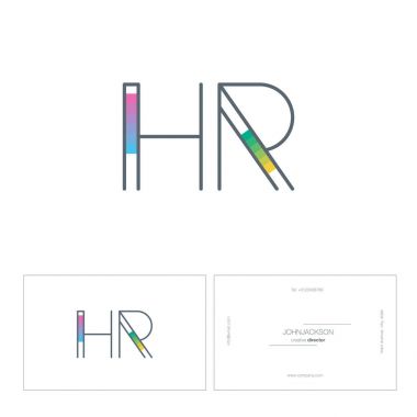 ortak harf logo İK çizgi