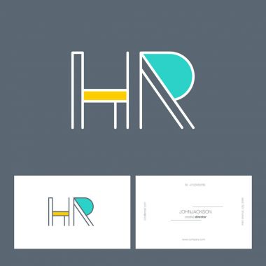 ortak harf logo İK çizgi