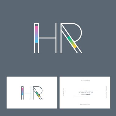 ortak harf logo İK çizgi