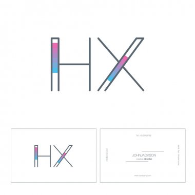 satır ortak harf logo Hx