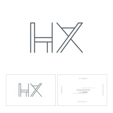 satır ortak harf logo Hx