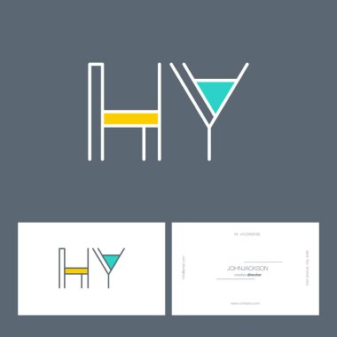 satır ortak harf logo Hy