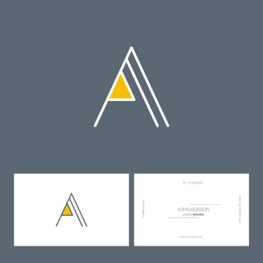 Tek satır mektup logo A