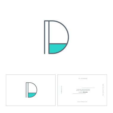 Tek satır mektup logo D