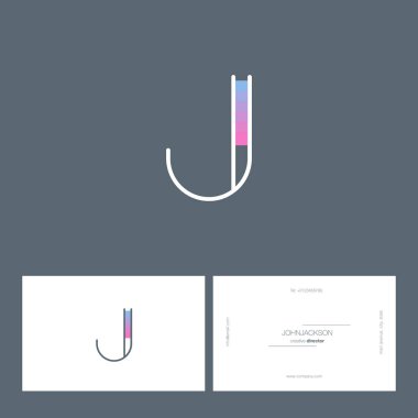 Tek satır mektup logo J