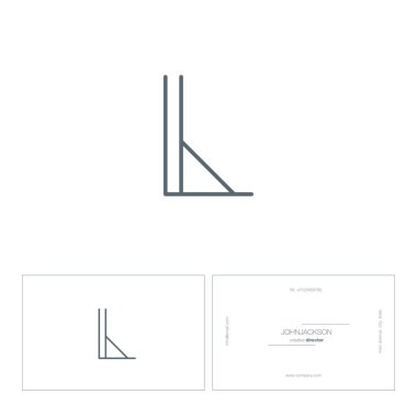 Tek satır mektup logo L