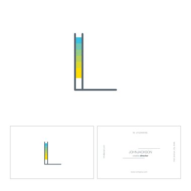 Tek satır mektup logo L