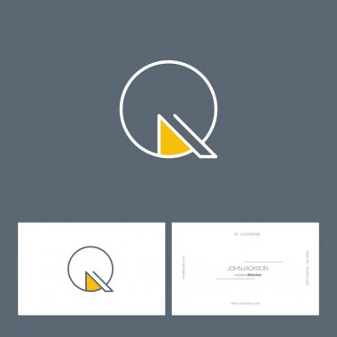 Tek satır mektup logo Q