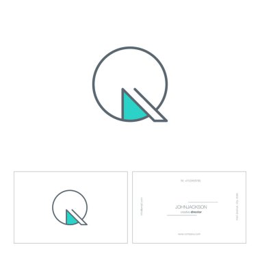 Tek satır mektup logo Q