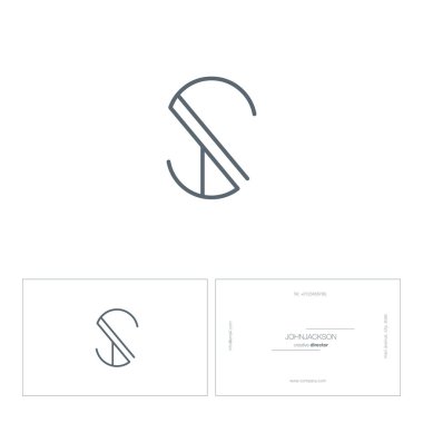 Tek satır mektup logo S