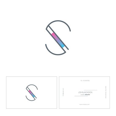 Tek satır mektup logo S