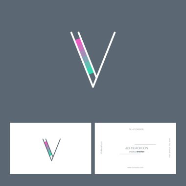 satır mektup logo V