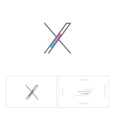 satır mektup logo X