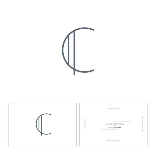 Logo de la lettre unique C — Image vectorielle