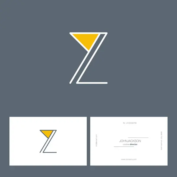 Línea letra logo Z — Archivo Imágenes Vectoriales