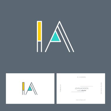 satır ortak harf logo IA