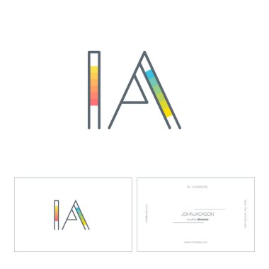 satır ortak harf logo IA