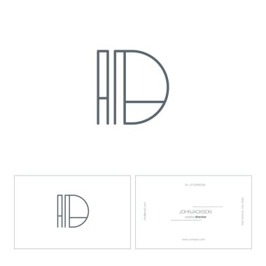 satır ortak harf logo kimliği