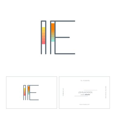 satır ortak harf logo IE