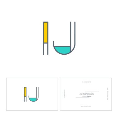 satır ortak harf logo IJ