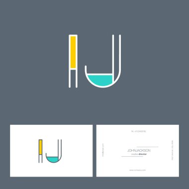 satır ortak harf logo IJ