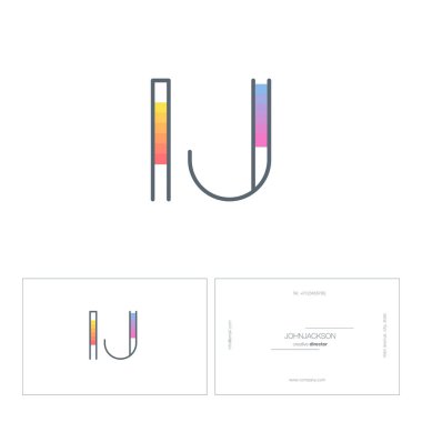 satır ortak harf logo IJ