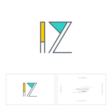 satır ortak harf logo Iz