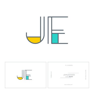 satır ortak harf logo Je