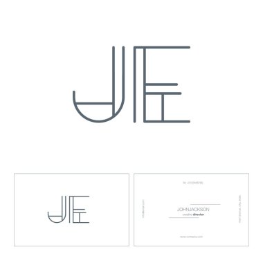 satır ortak harf logo Je