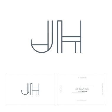 satır ortak harf logo Jh