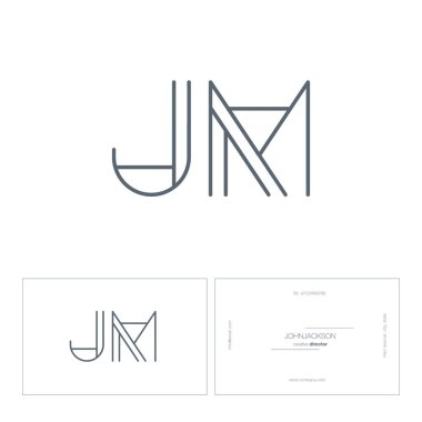 satır ortak harf logo Jm